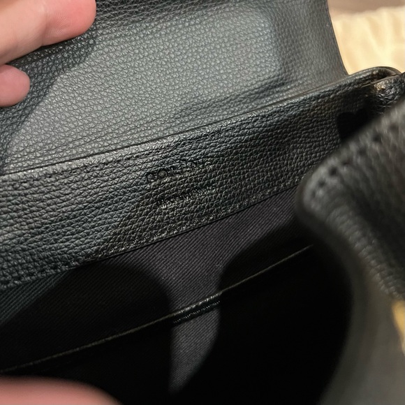 Polene Numero Un Nano Black Textured Leather Women's Crossbody Bag - Picture 13 of 16